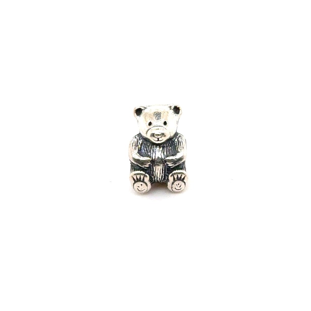 Pandora Sweet Bear Charm 791128 Sterling Silver 925 ALE Retired Animal Bead